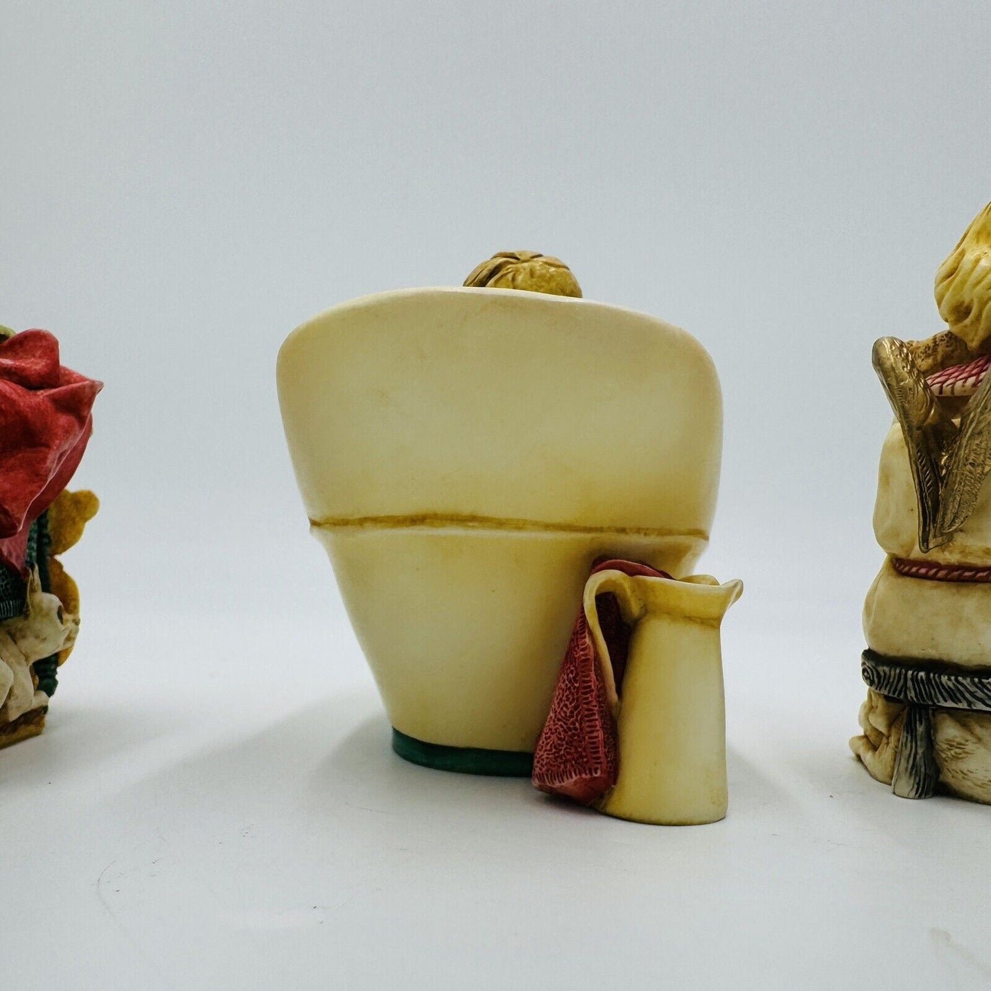 Harmony kingdom Angelique joyeaux noel pastille set Trinket Box Figurine Vintage