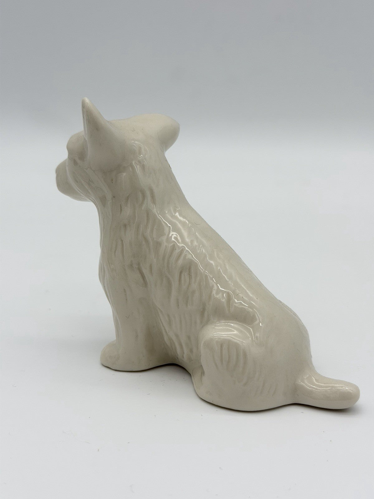Belleek Ireland Porcelain DOG SCOTTISH TERRIER 3" Brown Mark Figurine