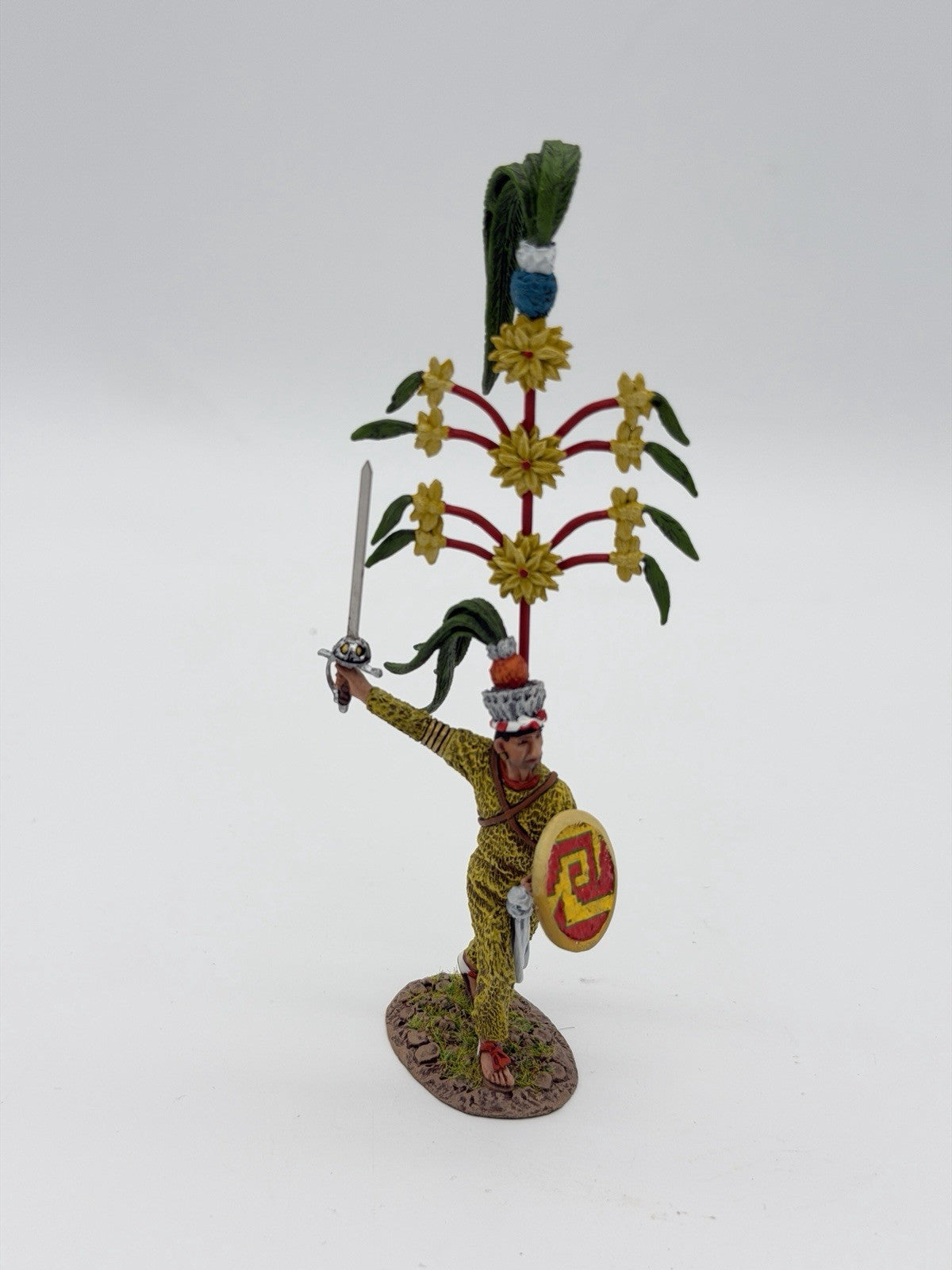 John Jenkins Designs Aztecs & Conquistadors TLAXCALTEC Noble Warrior Toy Soldier