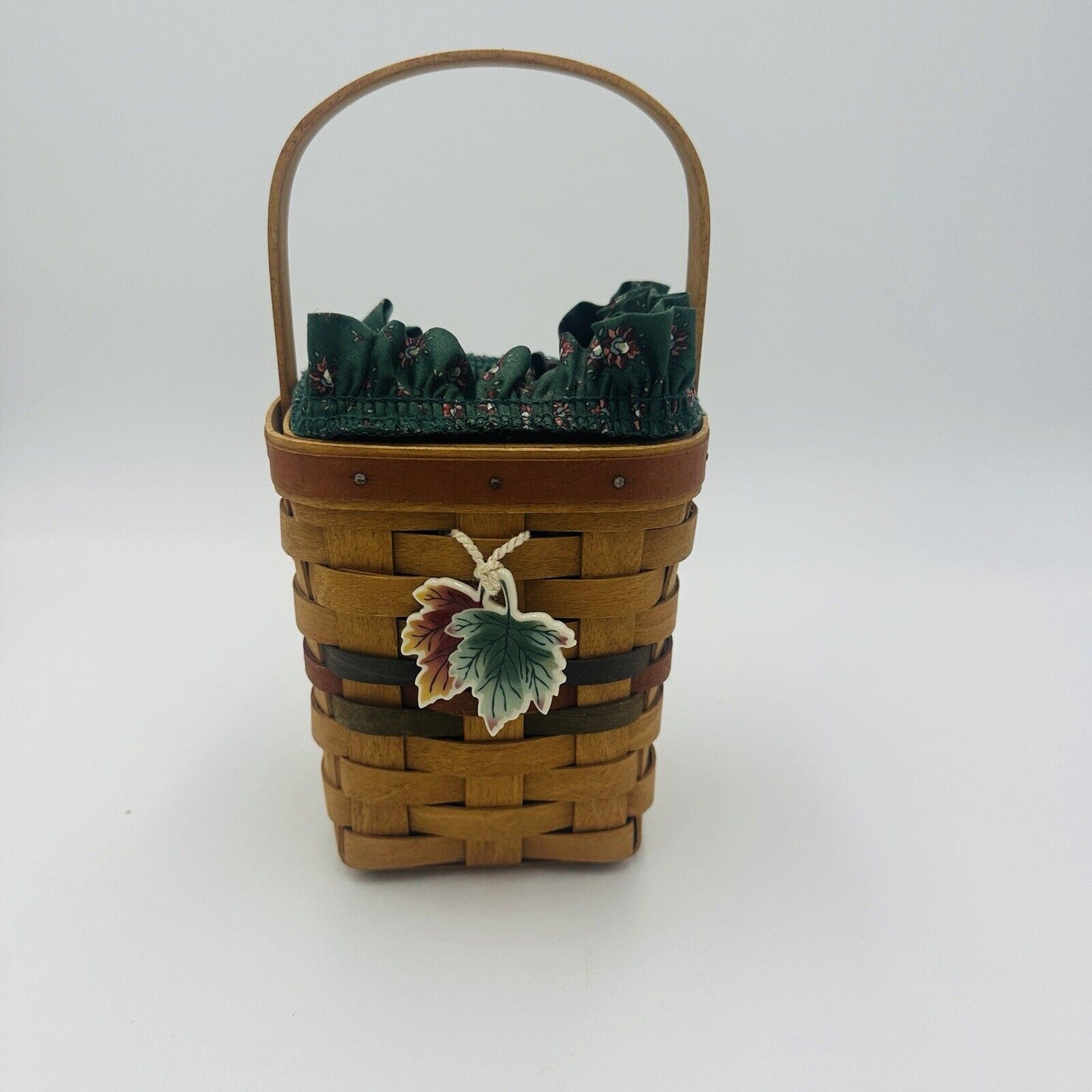 Longaberger 1992 Shades Of Autumn Bittersweet Basket #10804 w/ Liner & Protector