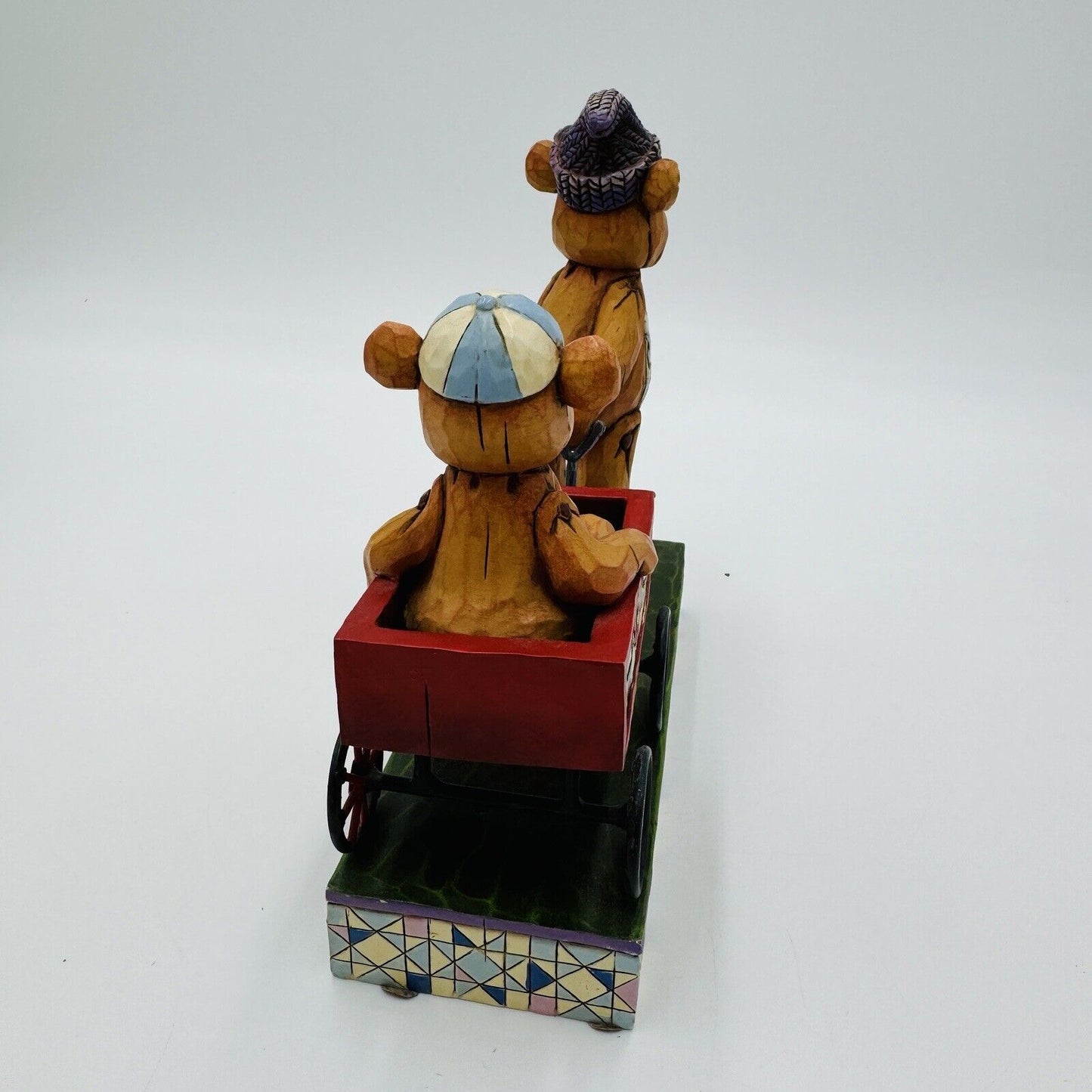 Jim Shore Heartwood Creek Bears Figurine Pull Me Now And I'll Pull U Later 2007