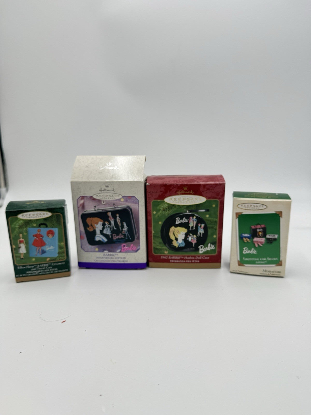 Hallmark Barbie Keepsake Travel Case Hand box Shoe Shopping Bag Ornaments