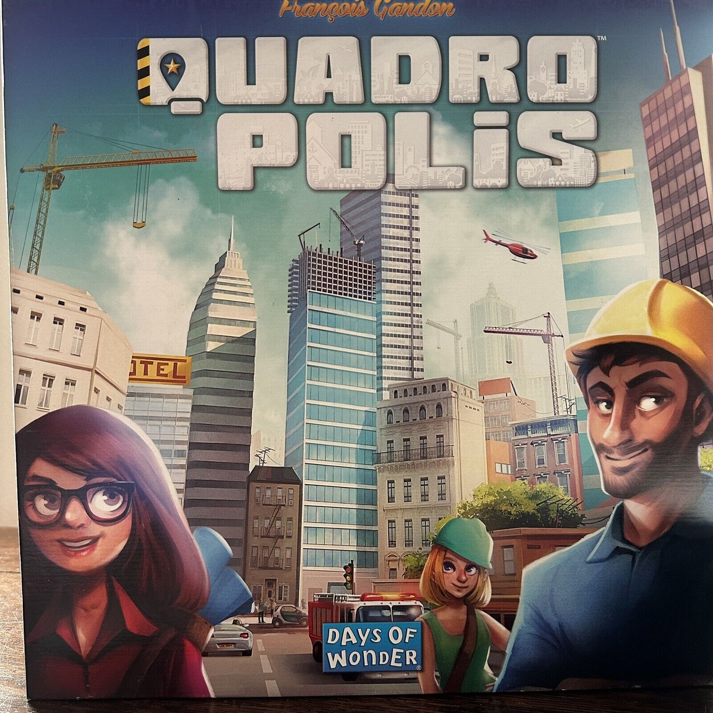 Days of Wonder Quadropolis by Frangois Gandon City Building Fun Board Game