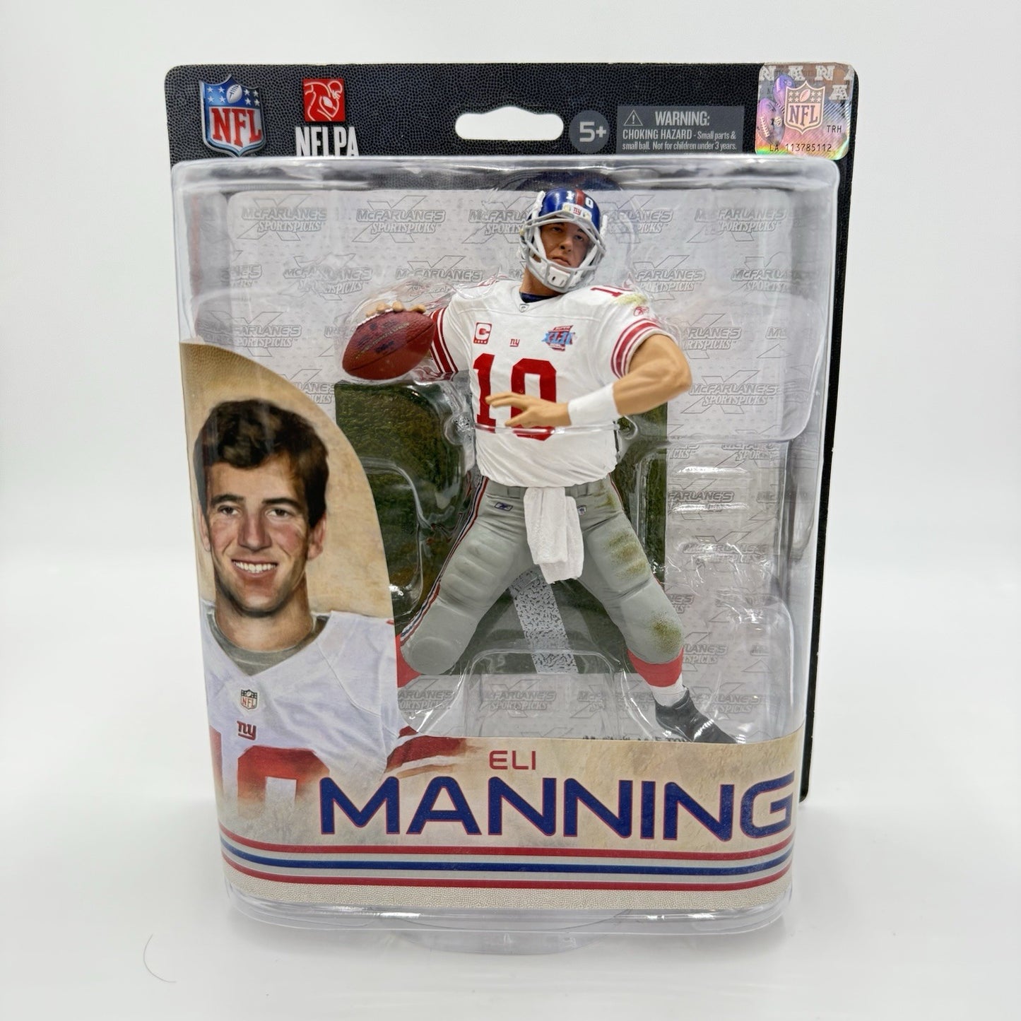 2014 McFarlane NFL New York Giants Eli Manning Super Bowl Action Figurine