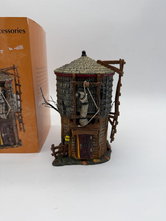 Department 56 HALLOWEEN Haunted Rails Water Tower 2008 Vintage Rare