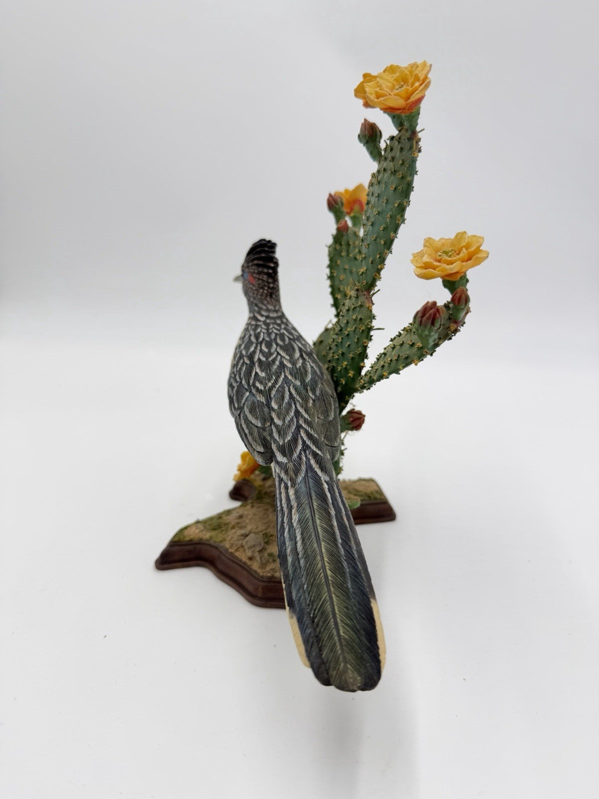 Rare Danbury Mint Texas Spirit Roadrunner Bird Figurine By Bob Guge 7.5”Hx8.5”L