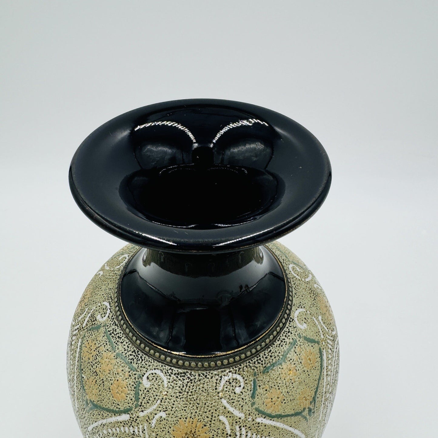 Lovatt Langley Mill England Leadless Glaze Pottery Vase Antique