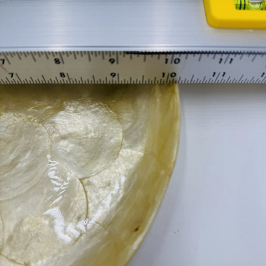 Capiz Shell Tray and Bowls Set 3 Pieces Vintage Dining Set