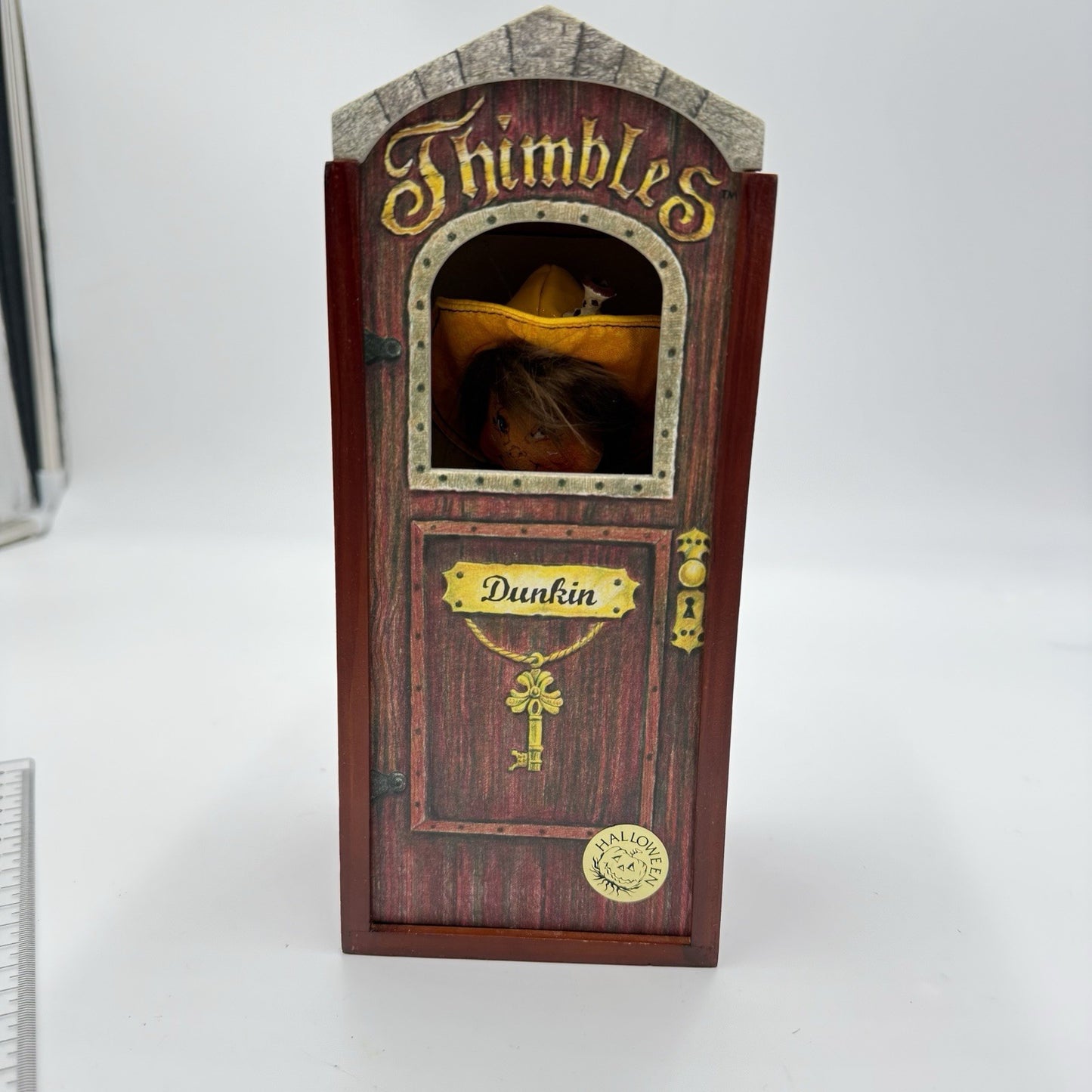 Annalee Thimbles 6" Dunkin Apple Bobber Halloween Autumn Fall In Display Box