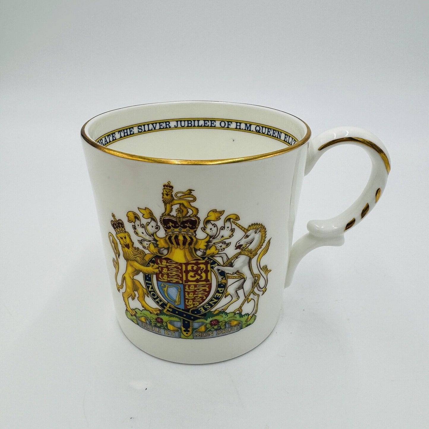 AYNSLEY Bone China Kings & Queens Of England Jubilee Mug Porcelain UK