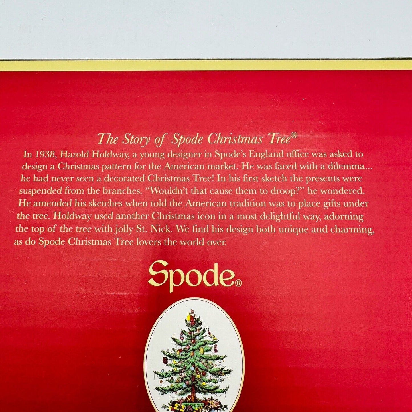 Spode Christmas Tree Nutcracker Cheese Plate & Knife Set NIB