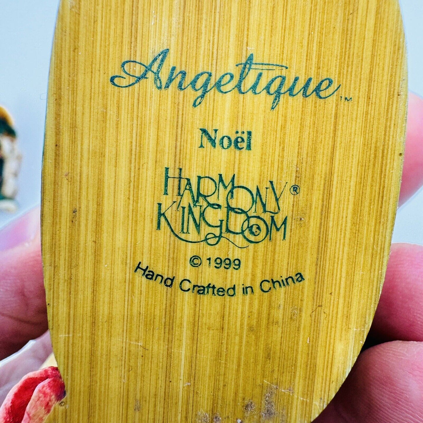 Harmony kingdom Angelique joyeaux noel pastille set Trinket Box Figurine Vintage