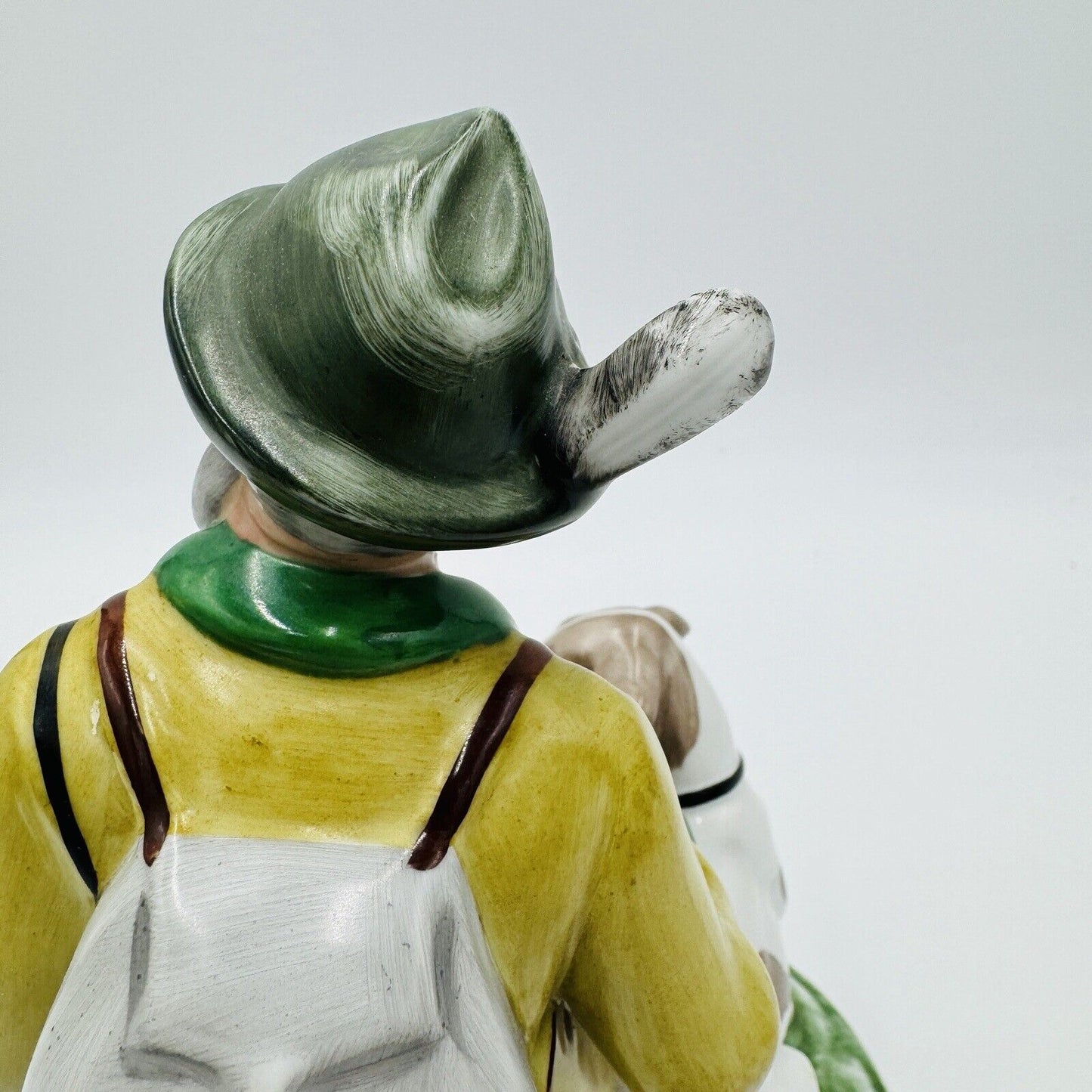 Vintage Gerold Porzellan Tettau Bavaria Germany Hunter Large Hand Painted Figure