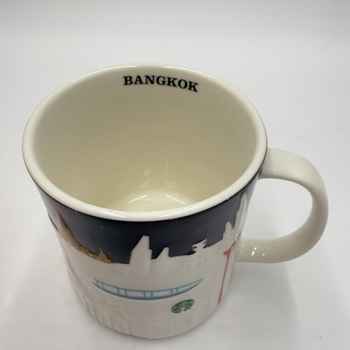 Starbucks Mug BANGKOK 16 oz. Thailand Collector series Ceramic Coffee 2014