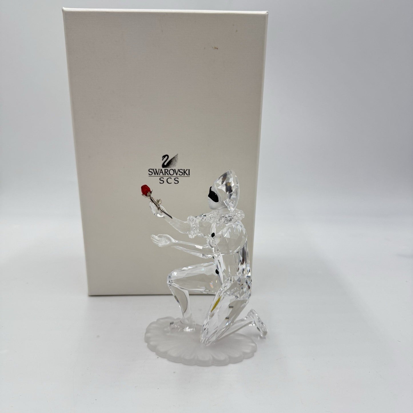 Swarovski Crystal Masquerade Harlequin 2001 SCS Annual Edition Austria Figurine