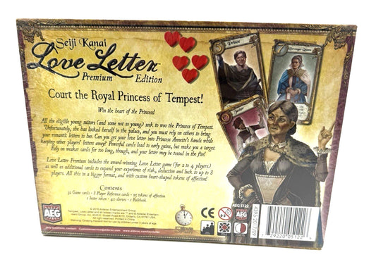 Love Letter Premium Edition Brand New Factory Sealed AEG 2016 Seiji Kanai Game