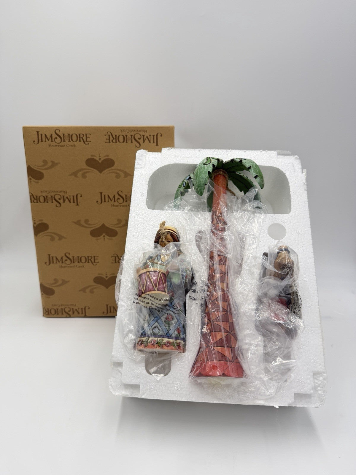 Jim Shore Heartwood Creek Let Heaven & Nature Sing Camel Drummer Boy Figurines