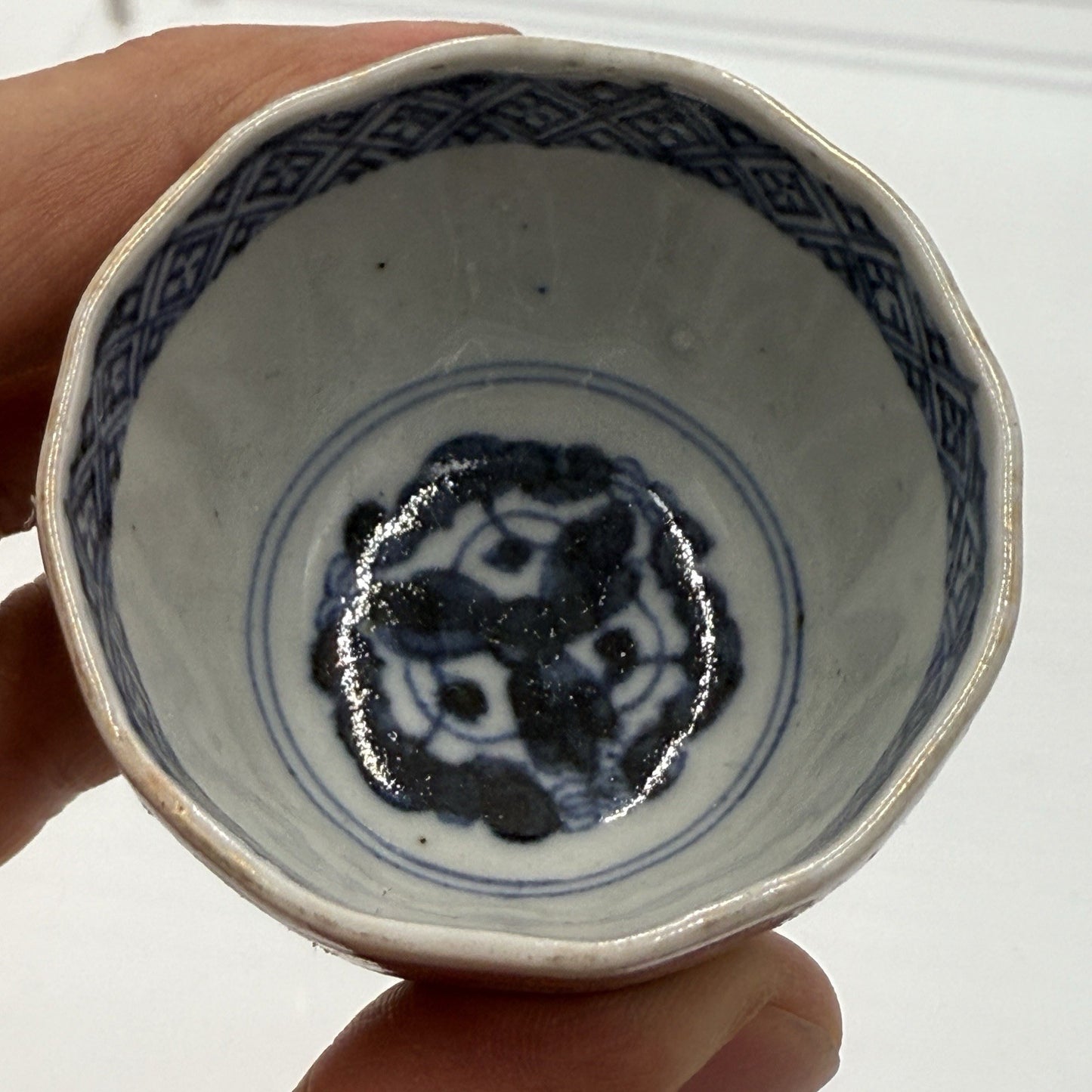 Antique Japanese Kutani Daishoji Imari Porcelain Soba Choko Tea Cup 2 PCs Arita