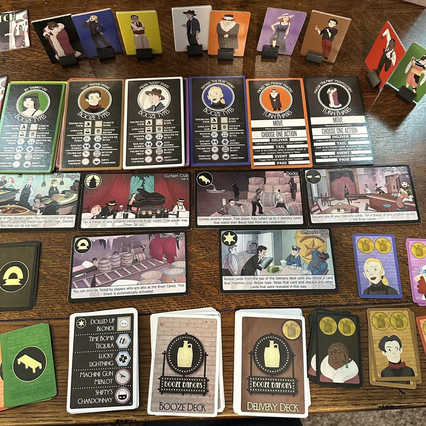Overworld Booze Barons Board Game Complete Party Group Teams Fun Games