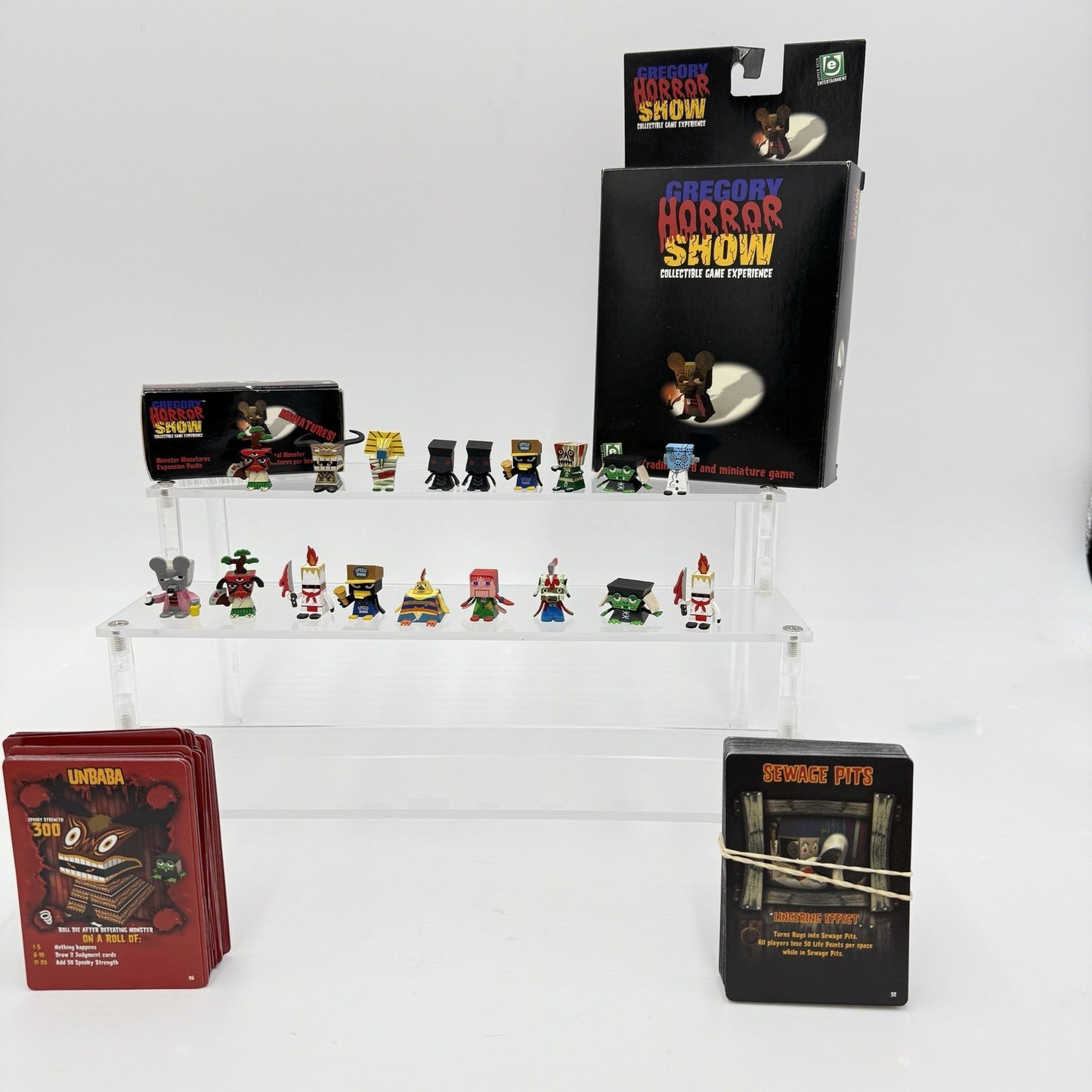Gregory Horror Show Collectible Trading Cards 90 And 18 Miniatures 2002