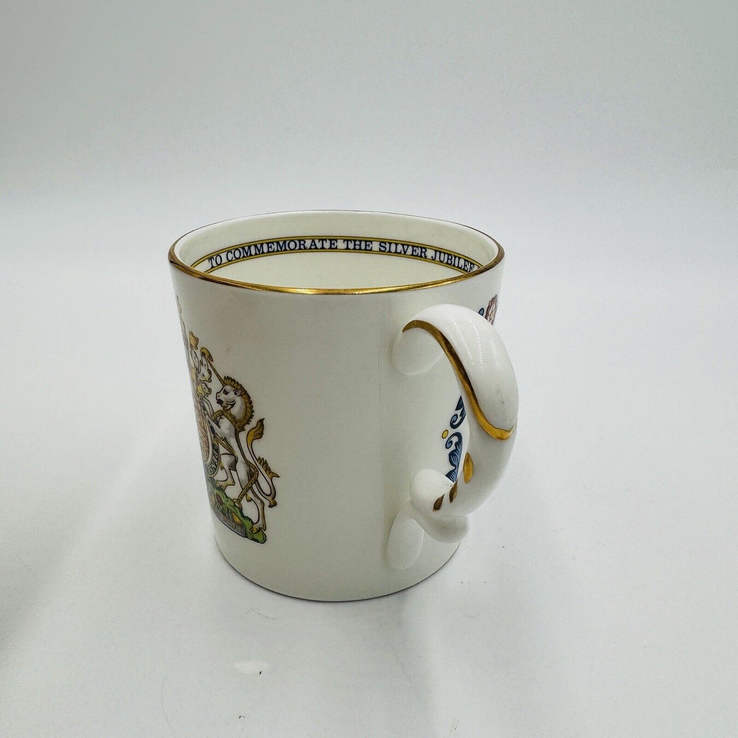 AYNSLEY Bone China Kings & Queens Of England Jubilee Mug Porcelain UK