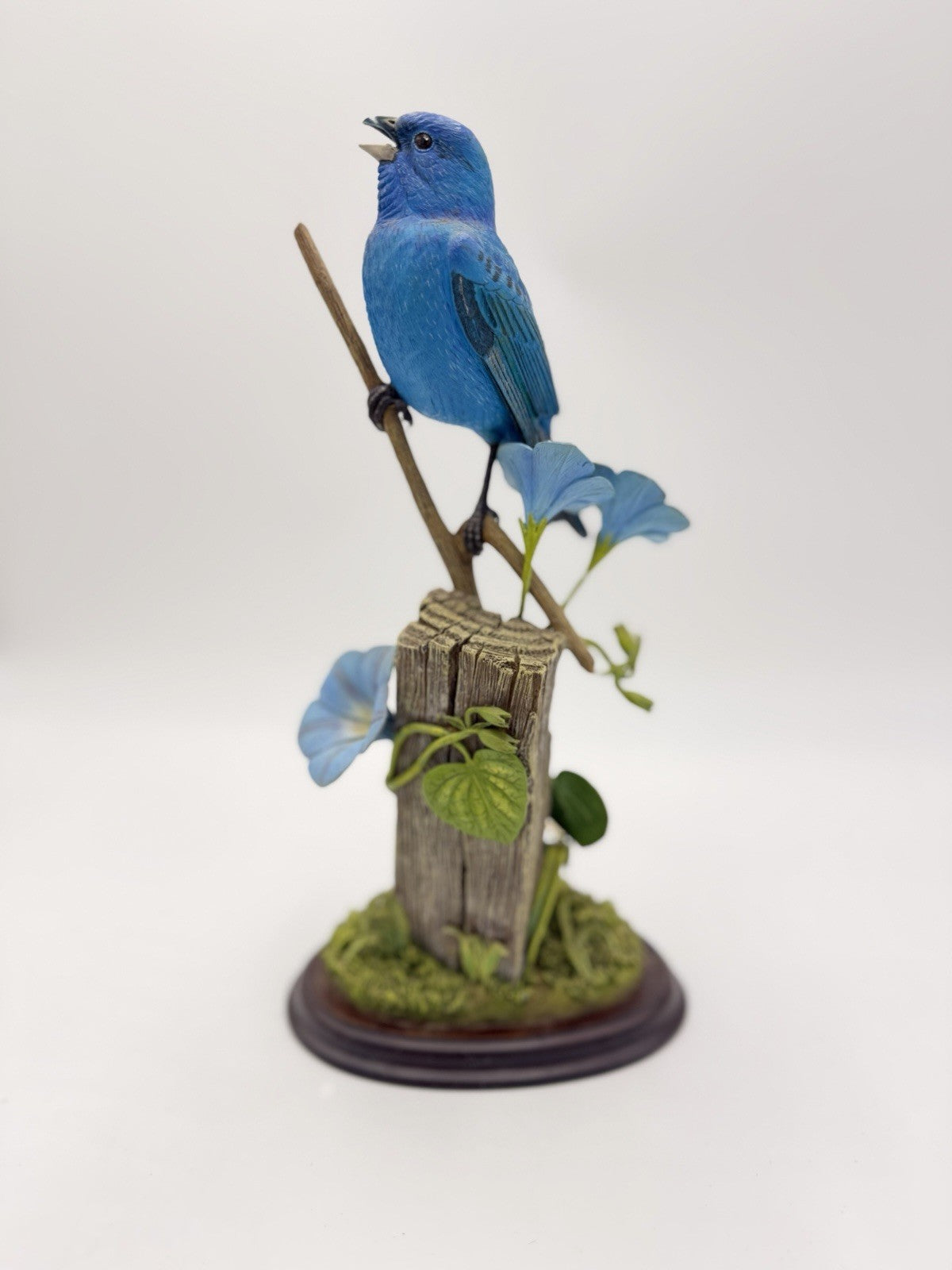 Rare Danbury Mint Sapphire Song Blue Bird Figurine By JEFF RECHIN 11”x5”