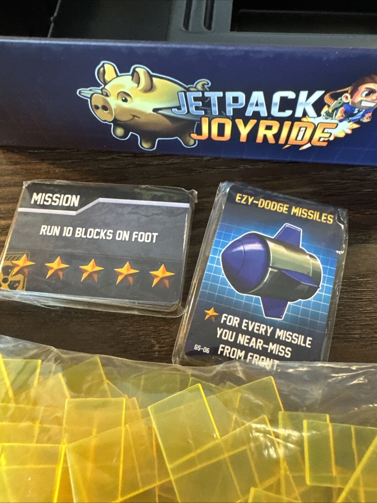 Jetpack Joyride Board Game based on app Lucky Duck Games Solo To 4 Players