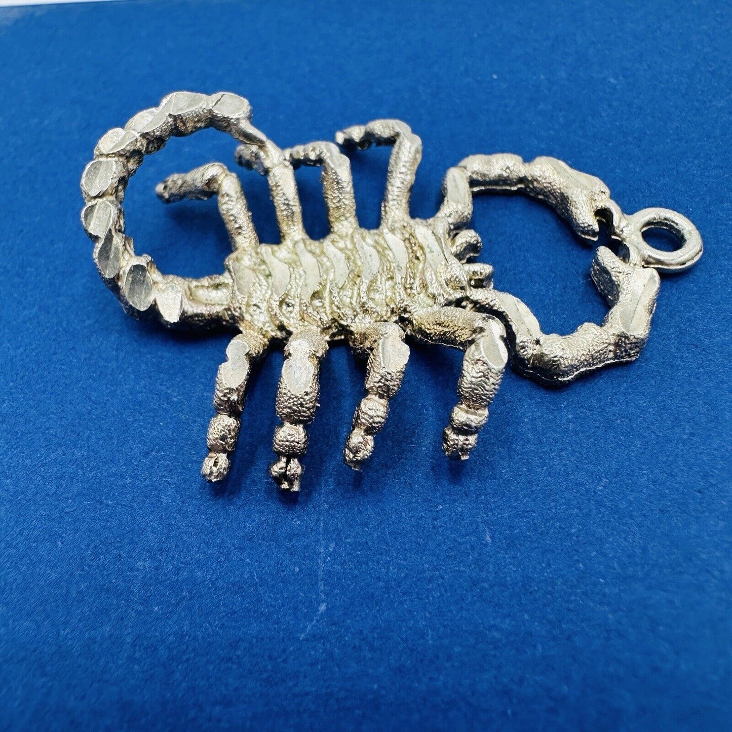925 Sterling Silver Scorpion Pendant Jewelry Vintage Shiny Large 1 Of A KIND