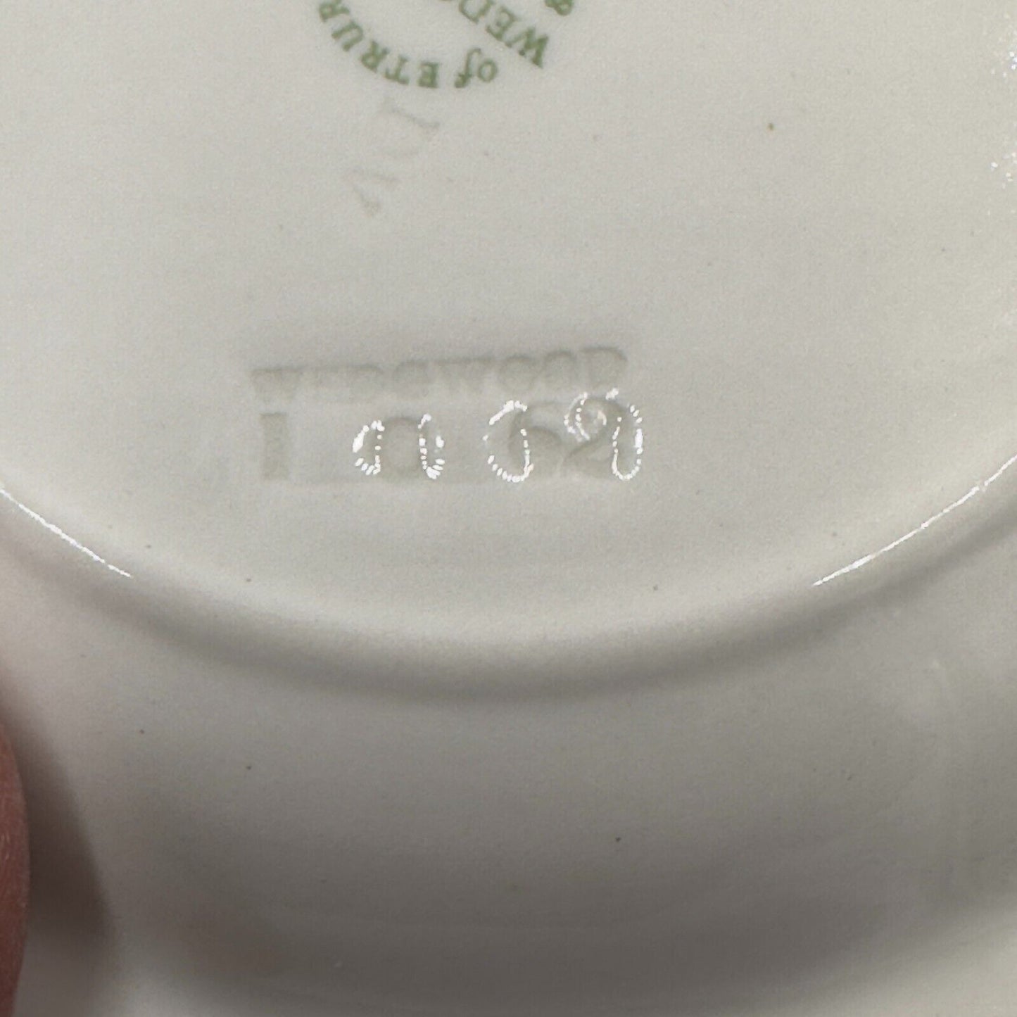 Wedgwood Ashtray Set of 2 Embossed Queens Ware Blue White Grape Vine Home Decor