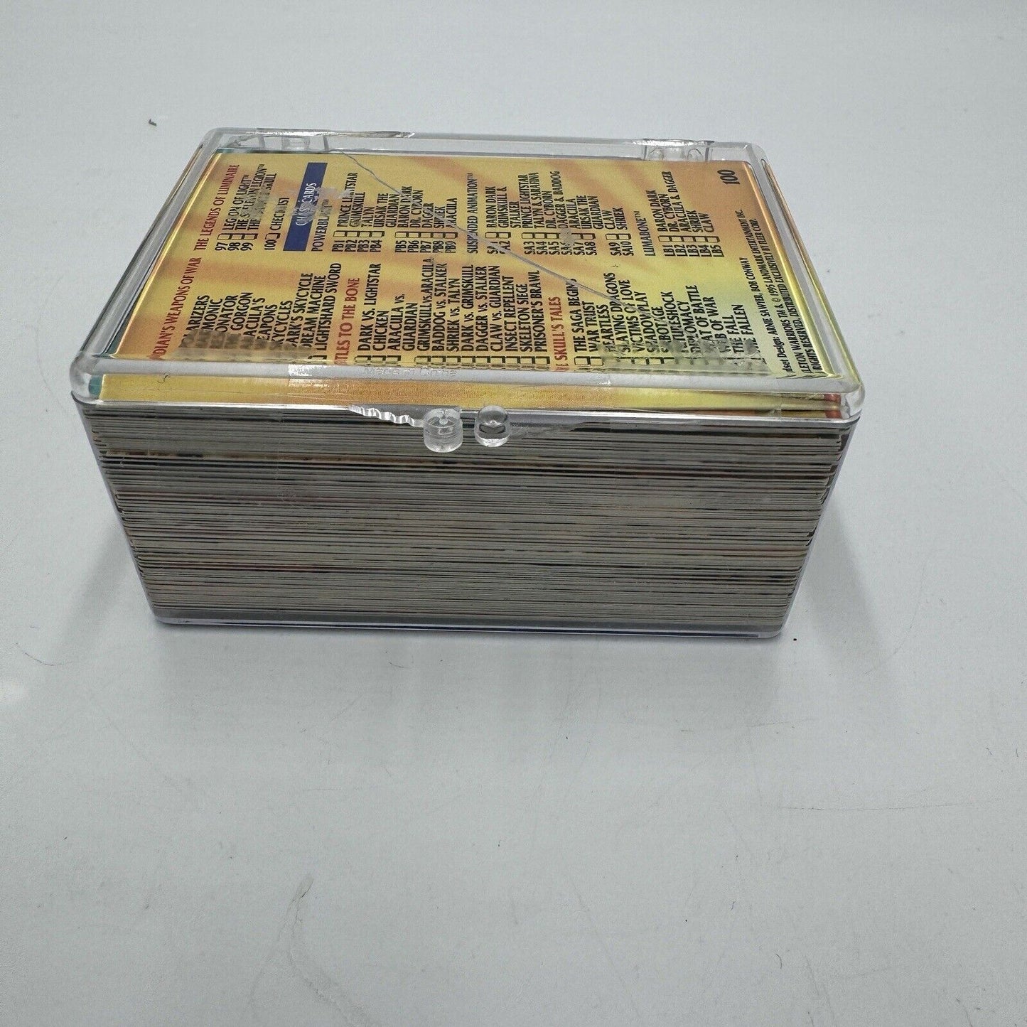 1995 Fleer Ultra SKELETON WARRIORS 100 Card Set Vintage Landmark Entertainment