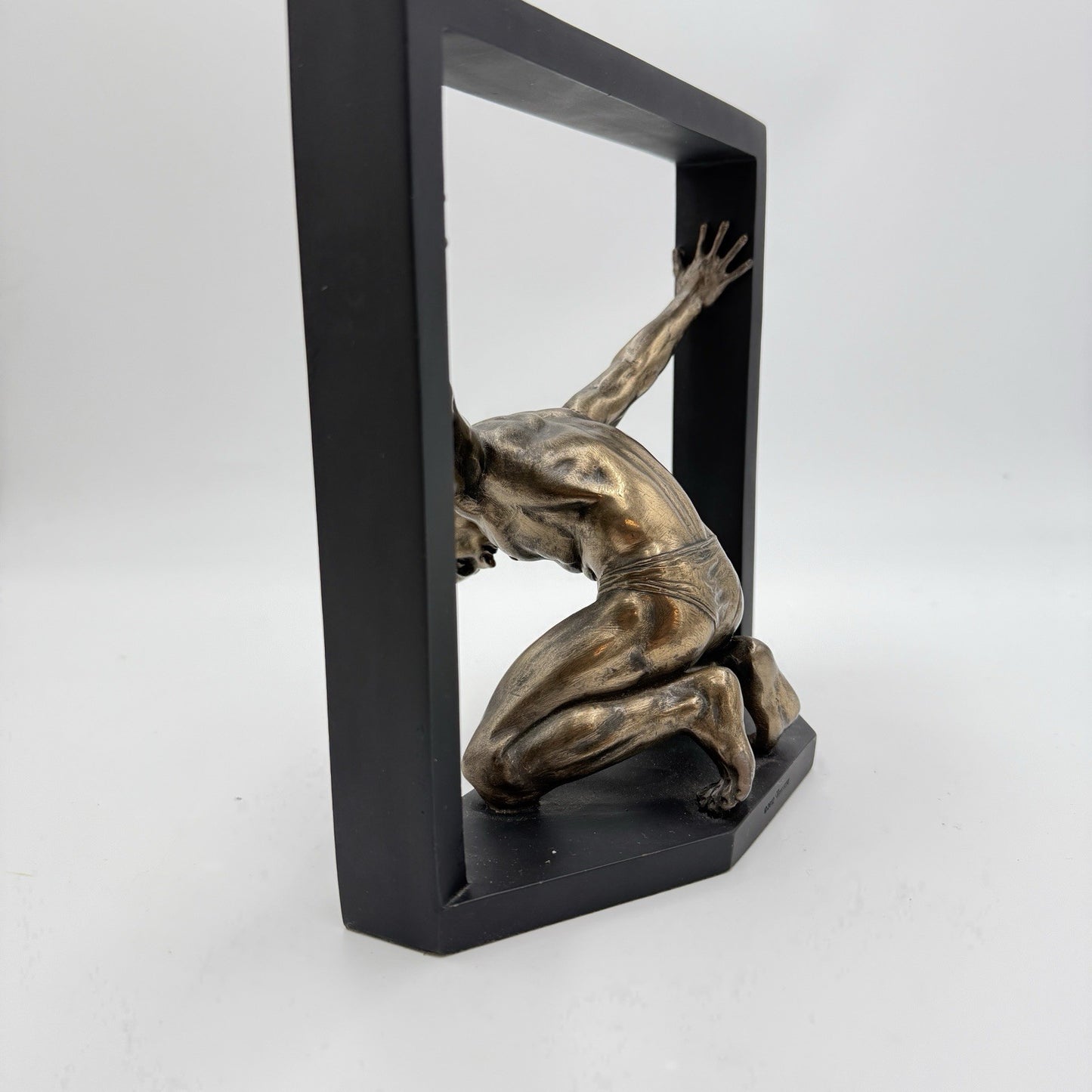 Veronese Design Modern Male Statue Man Sculpture Man Inside Frame 8x8 Figurine