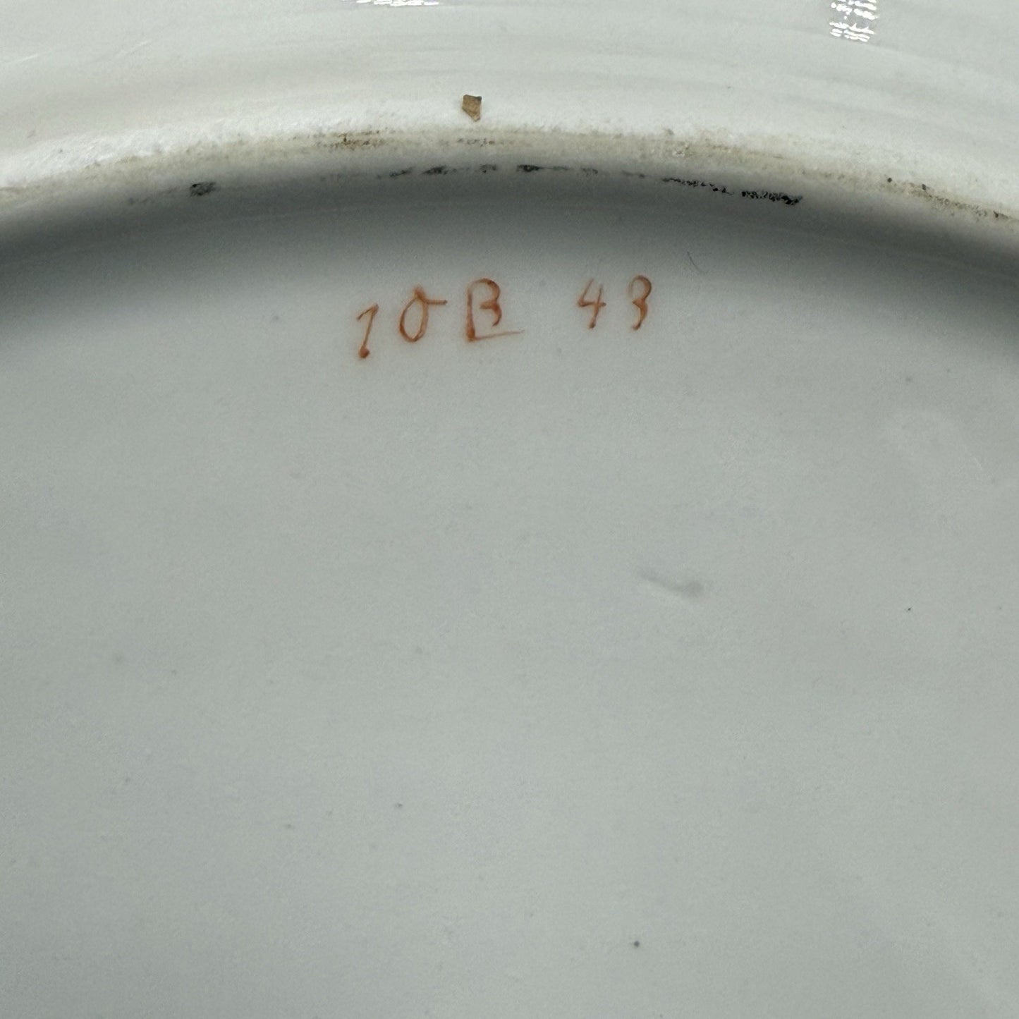 Meissen Porcelain Germany Pink Roses Deep Dinner Plates 9.5”x1” Circa 1920 Set