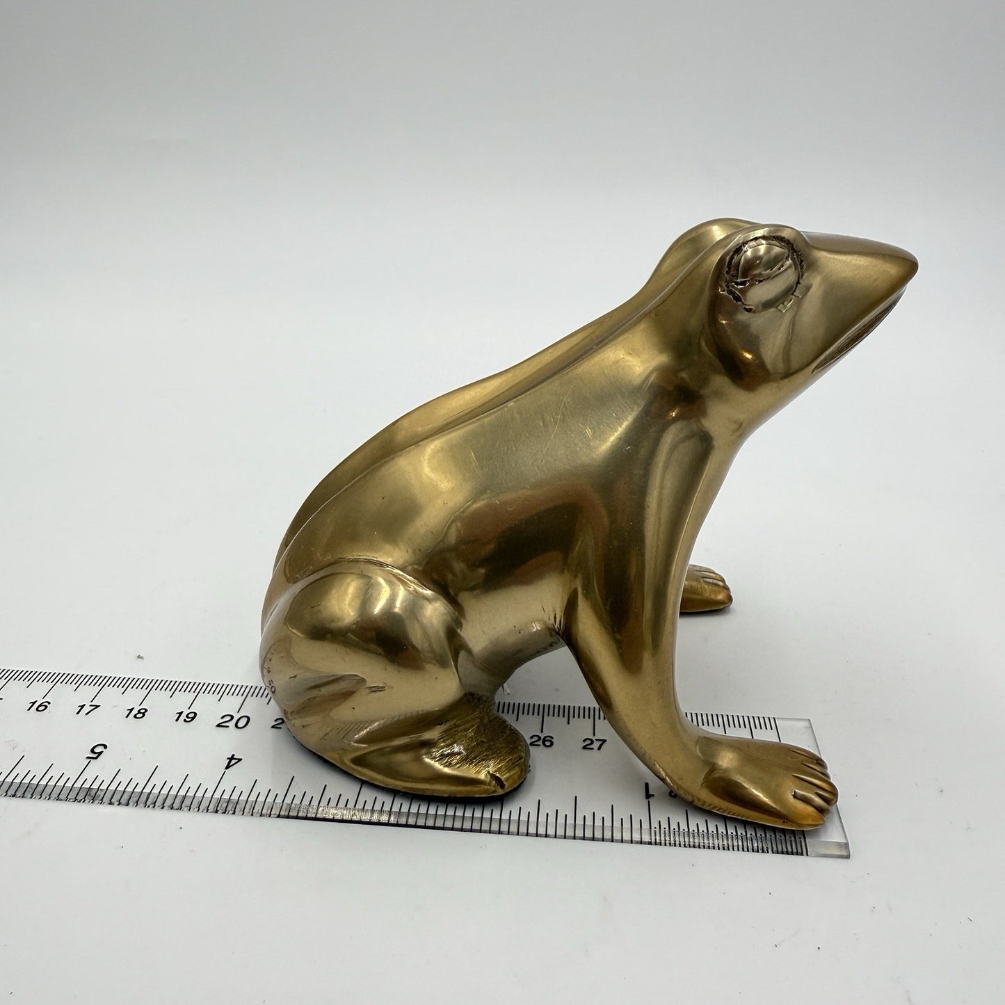 West Elm Brass Frog Figurine Home Decor Collection 3”x4” Decorative India