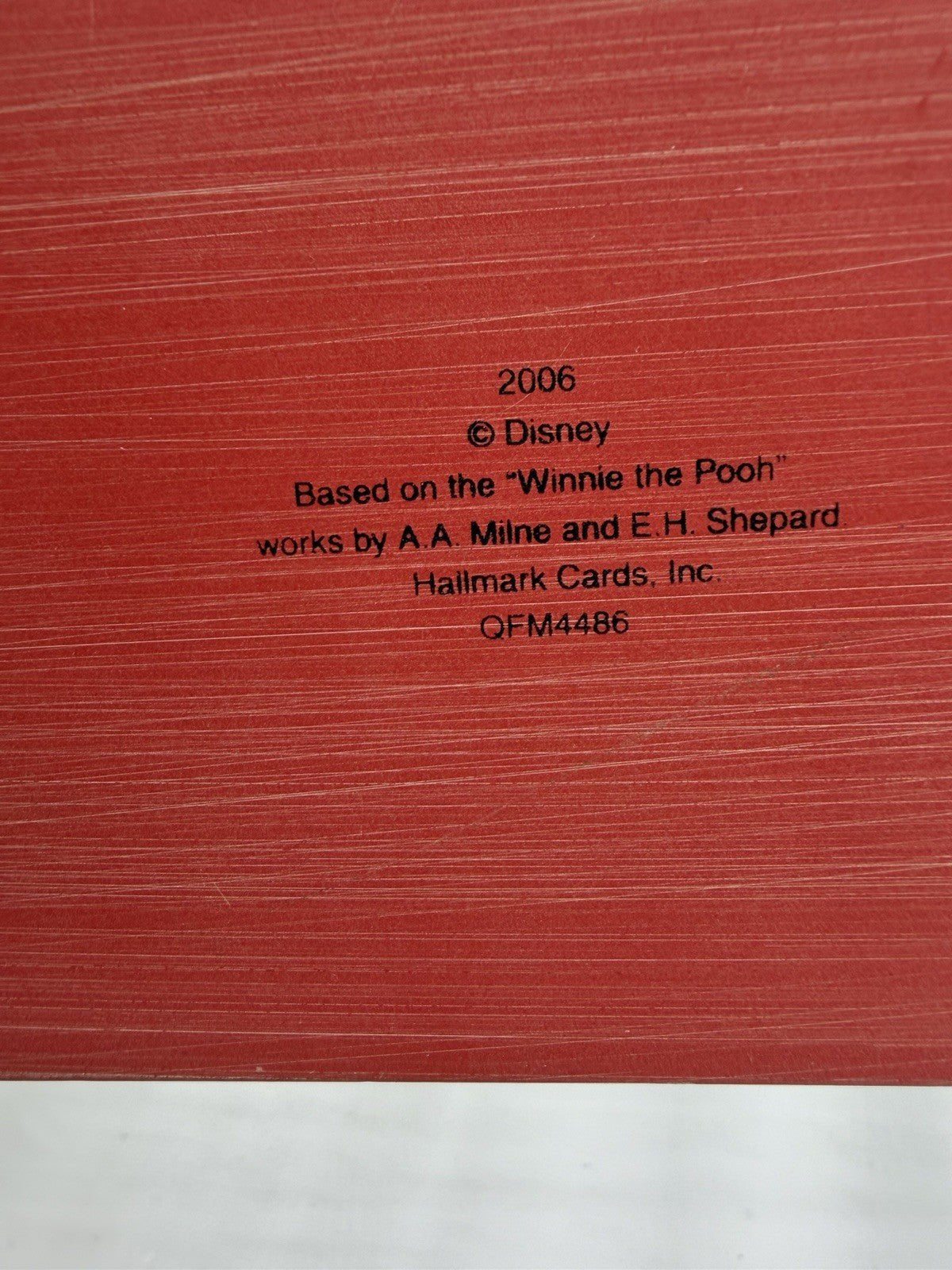 Hallmark Disney Pooh Bells Christmas Table Ornament Large Decor