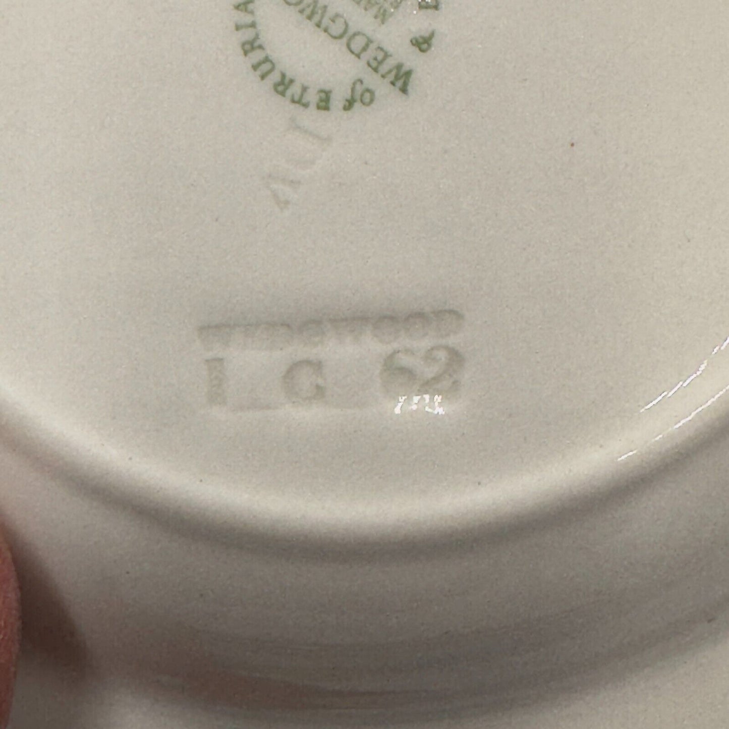 Wedgwood Ashtray Set of 2 Embossed Queens Ware Blue White Grape Vine Home Decor