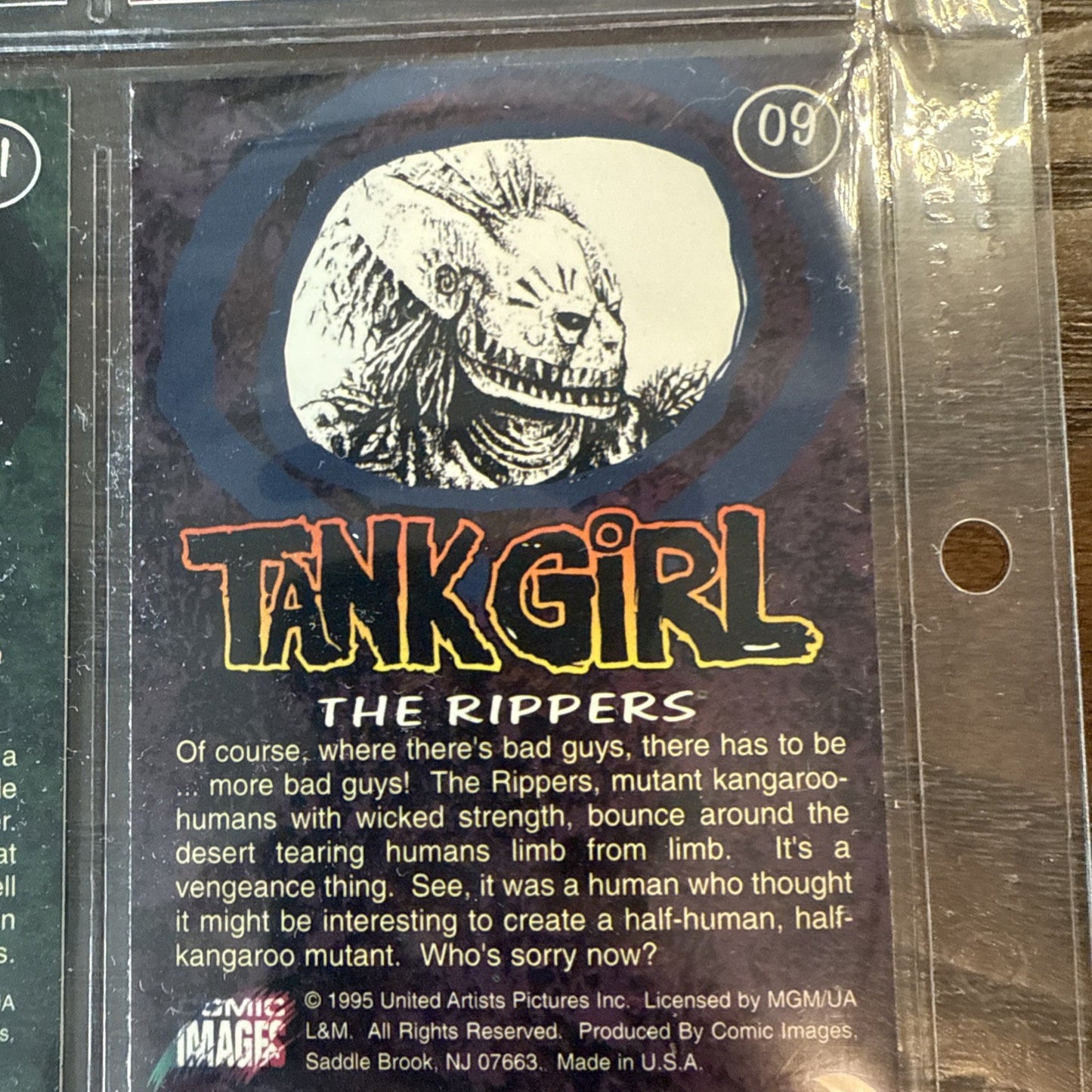 TANK GIRL 1995 Movie Trading Cards Medallion Card 0896 Set Of 10 Cards 1995