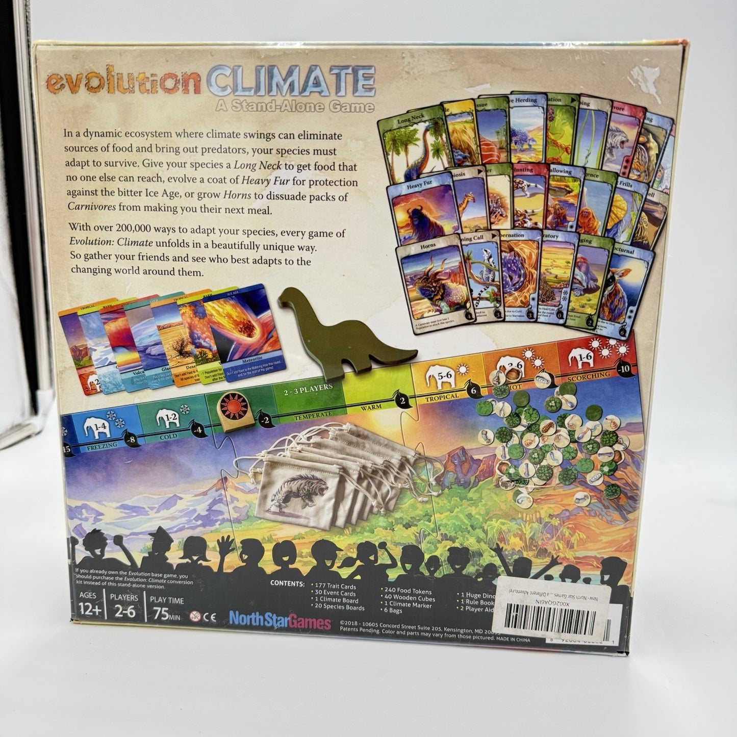 Evolution Climate Board Game North Star Games 2-6 Players Sealed New