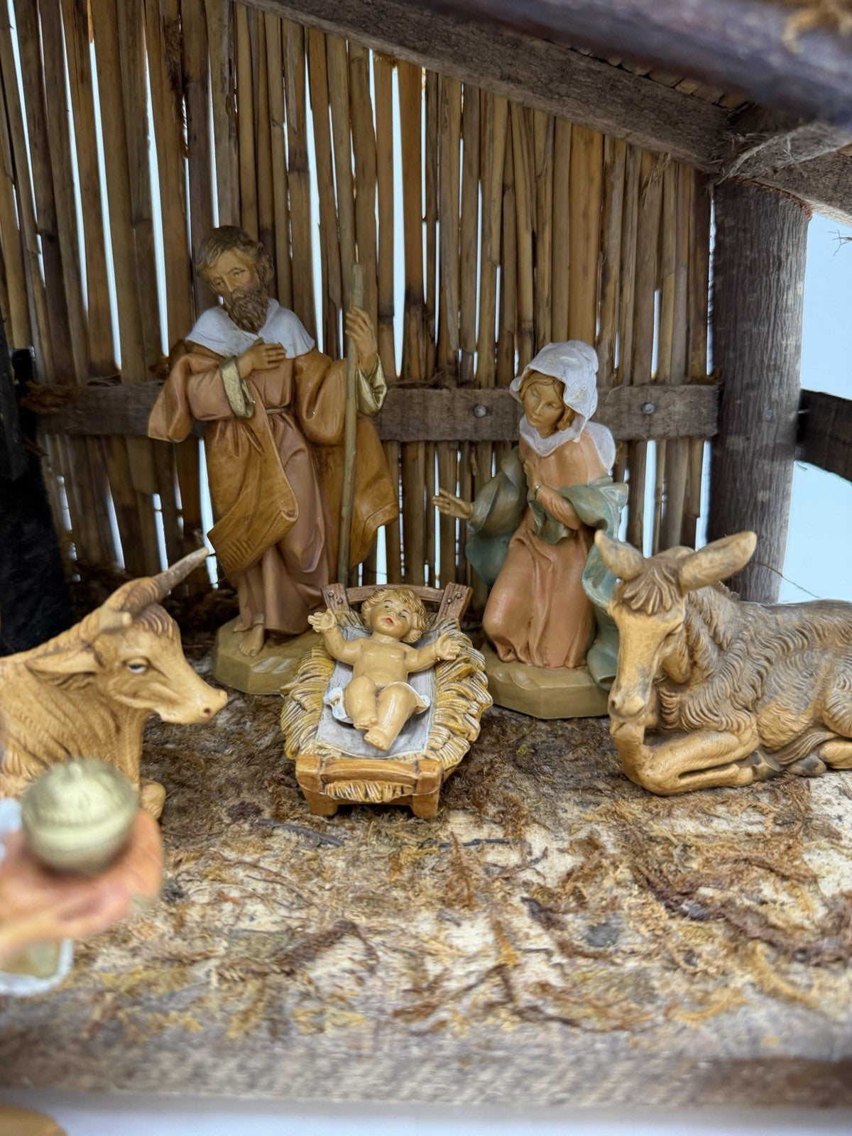 Vintage Fontanini Italy Nativity 22 Pcs + Stable Set Christmas 5” Figurines