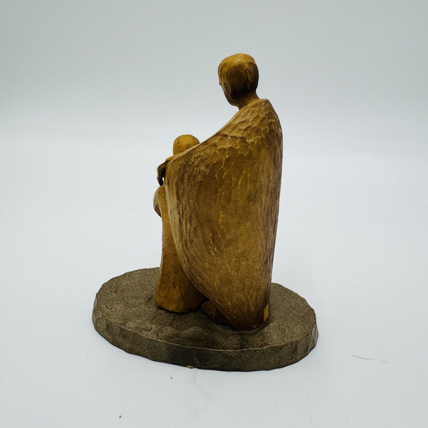Mod Depose Plastic Religious Mary Joseph Baby Jesus Nativity Italy 6in Vintage