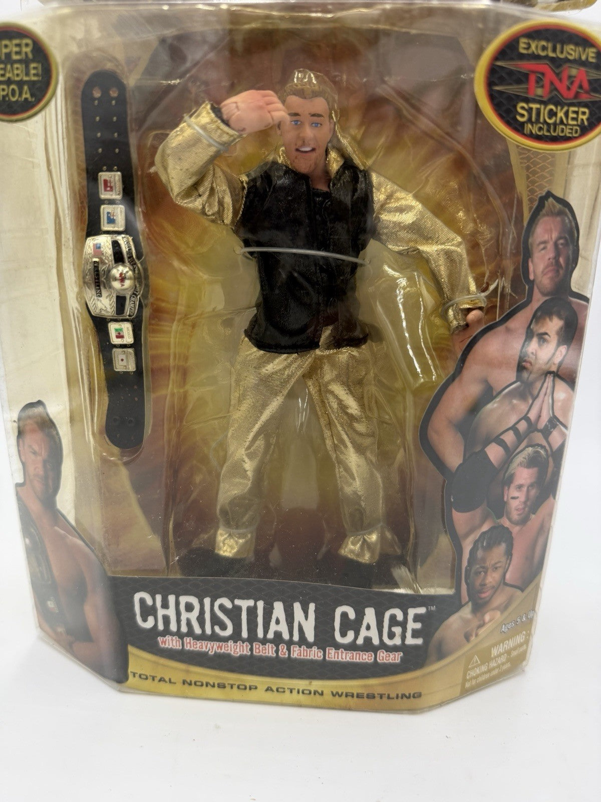 TNA Impact Christian Cage Wrestling Action Figure Series 6 COMPLETE AEW WWE