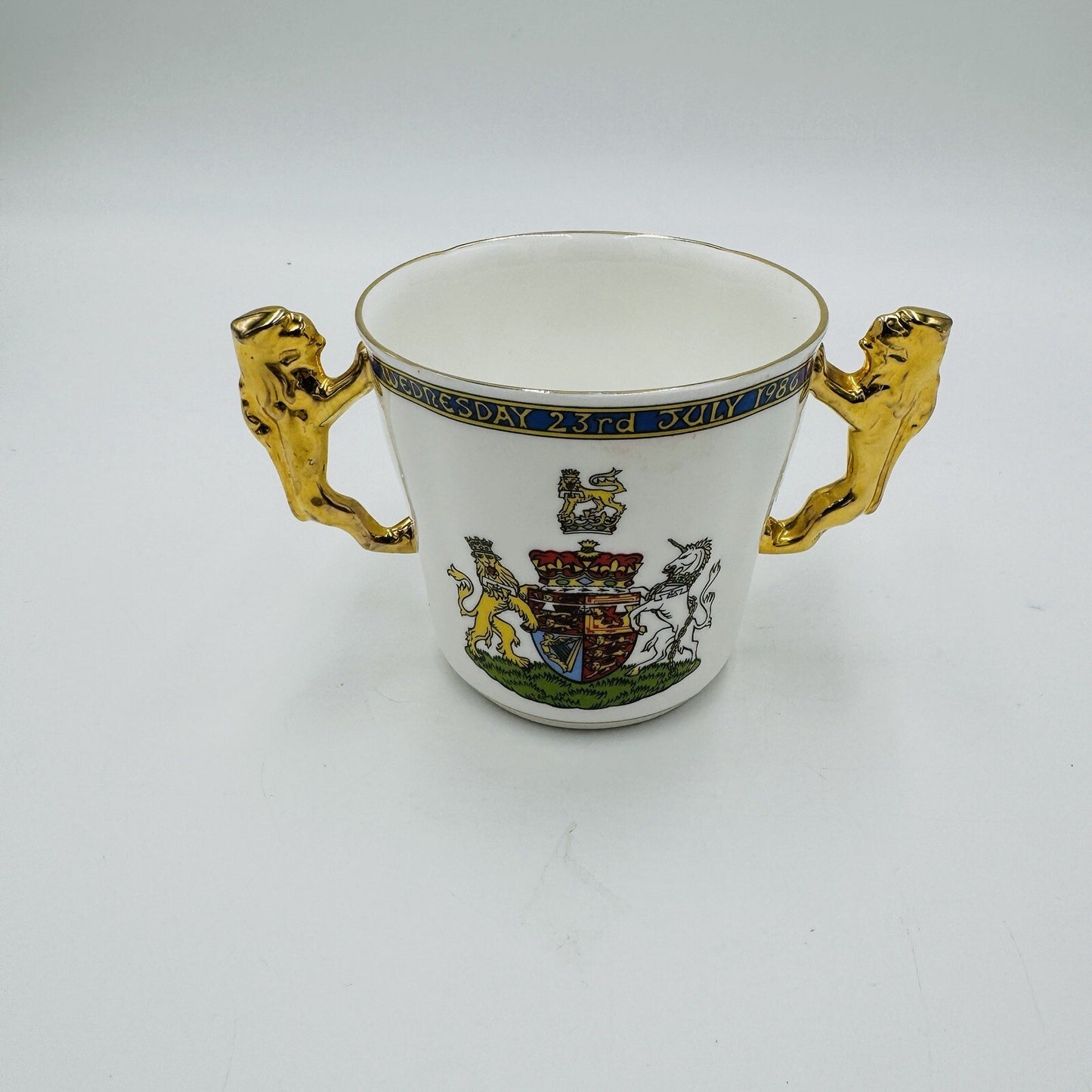 Paragon Fine China England Prince Andrew & Sarah Ferguson Double Handle Cup