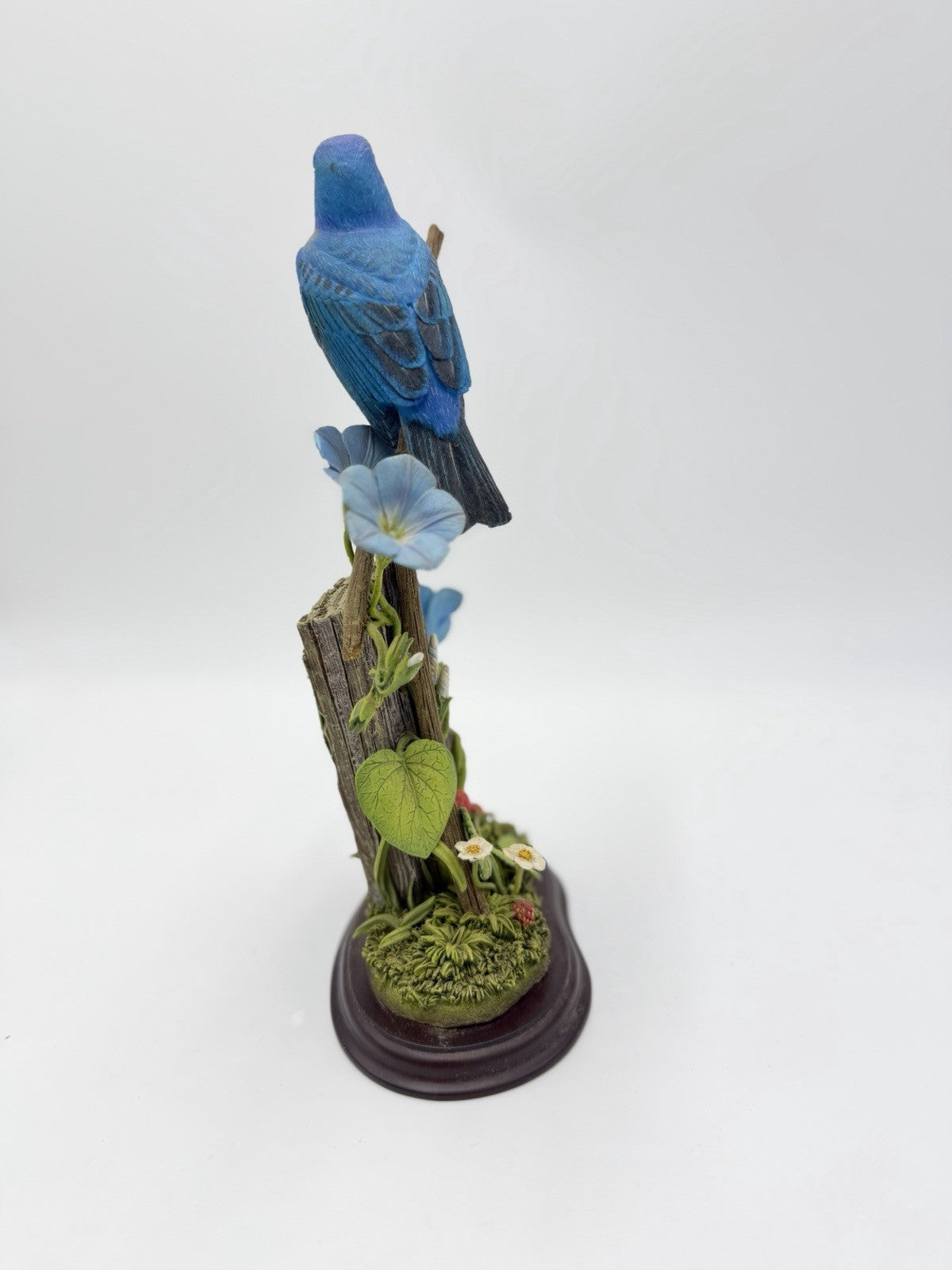 Rare Danbury Mint Sapphire Song Blue Bird Figurine By JEFF RECHIN 11”x5”