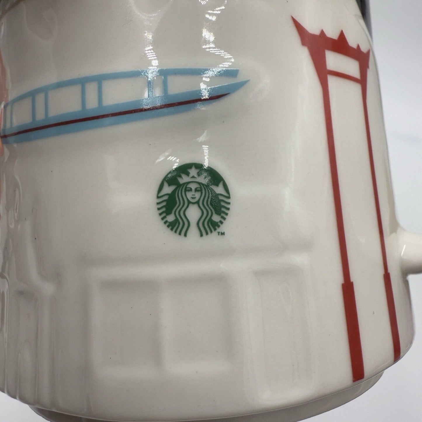 Starbucks Mug BANGKOK 16 oz. Thailand Collector series Ceramic Coffee 2014