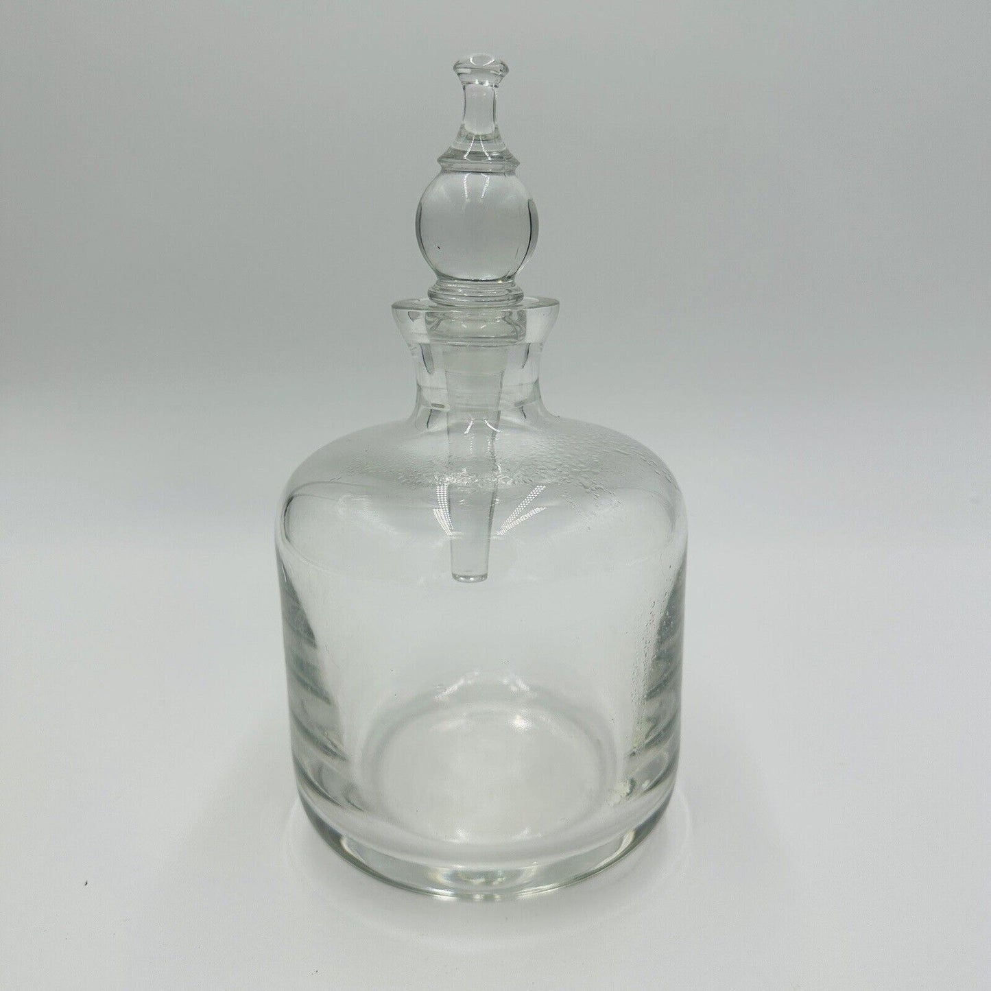 Spiegelau Decanter Bottle Lidded Crystal Home Decor Vintage Lid Glass Clear