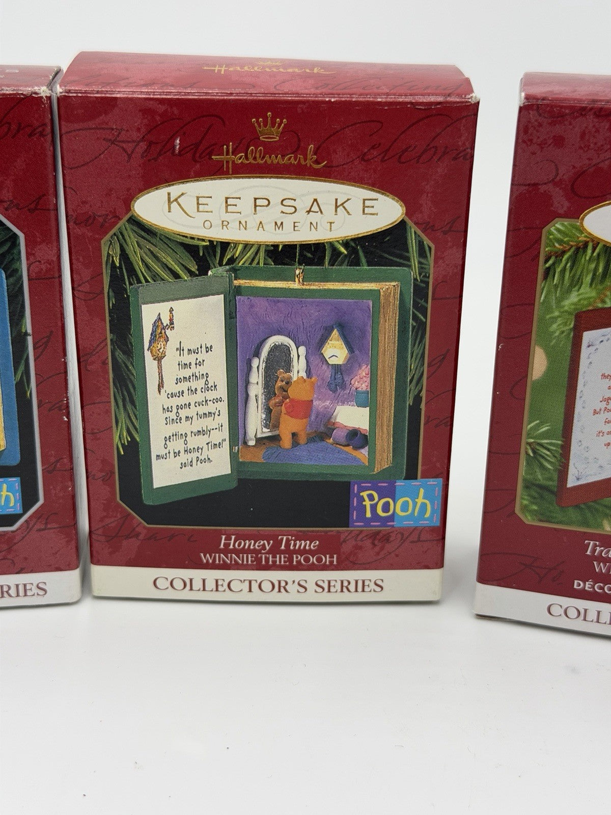 Hallmark Disney Winnie The Pooh Collector Series Mini Books Ornaments 6 Pcs