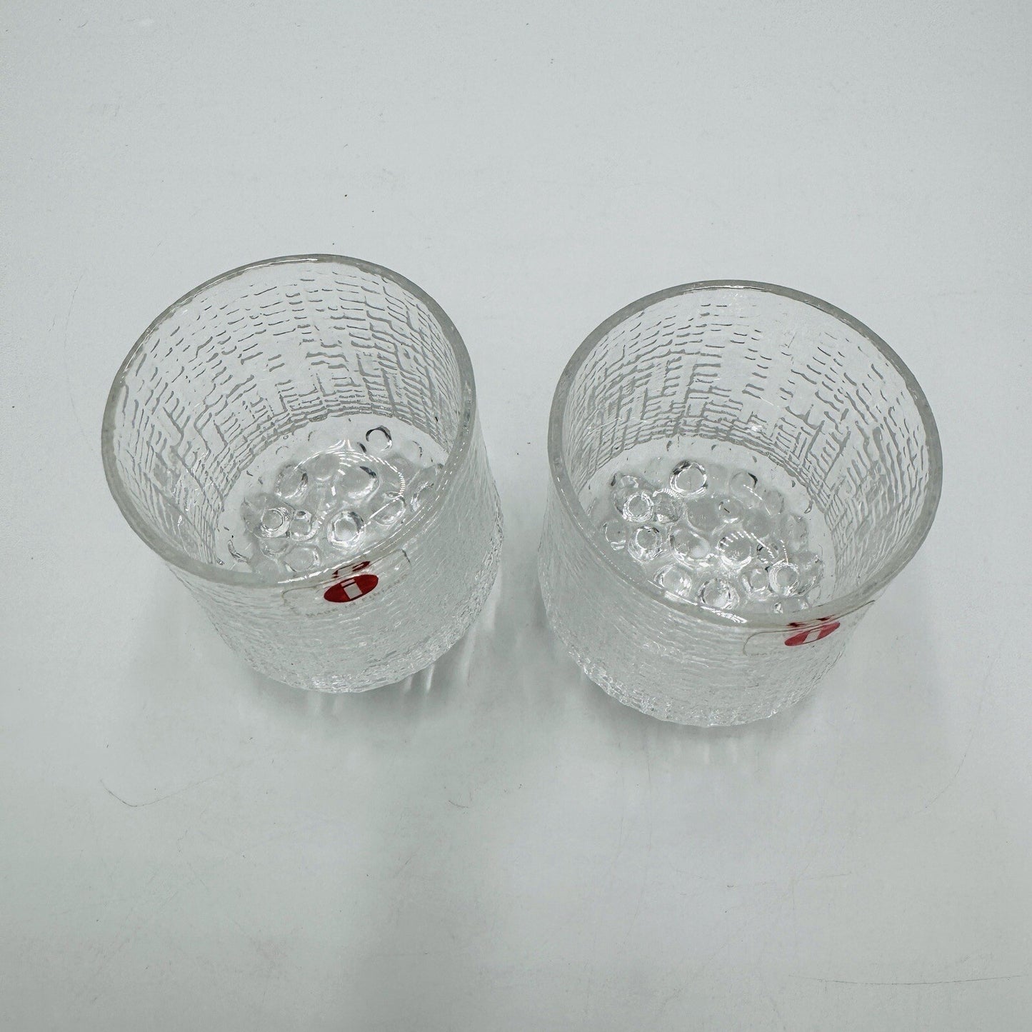 Ittala Finland Ultima Thule Cocktail Shot Glass Set Tapio Wirkkala 2 Pieces