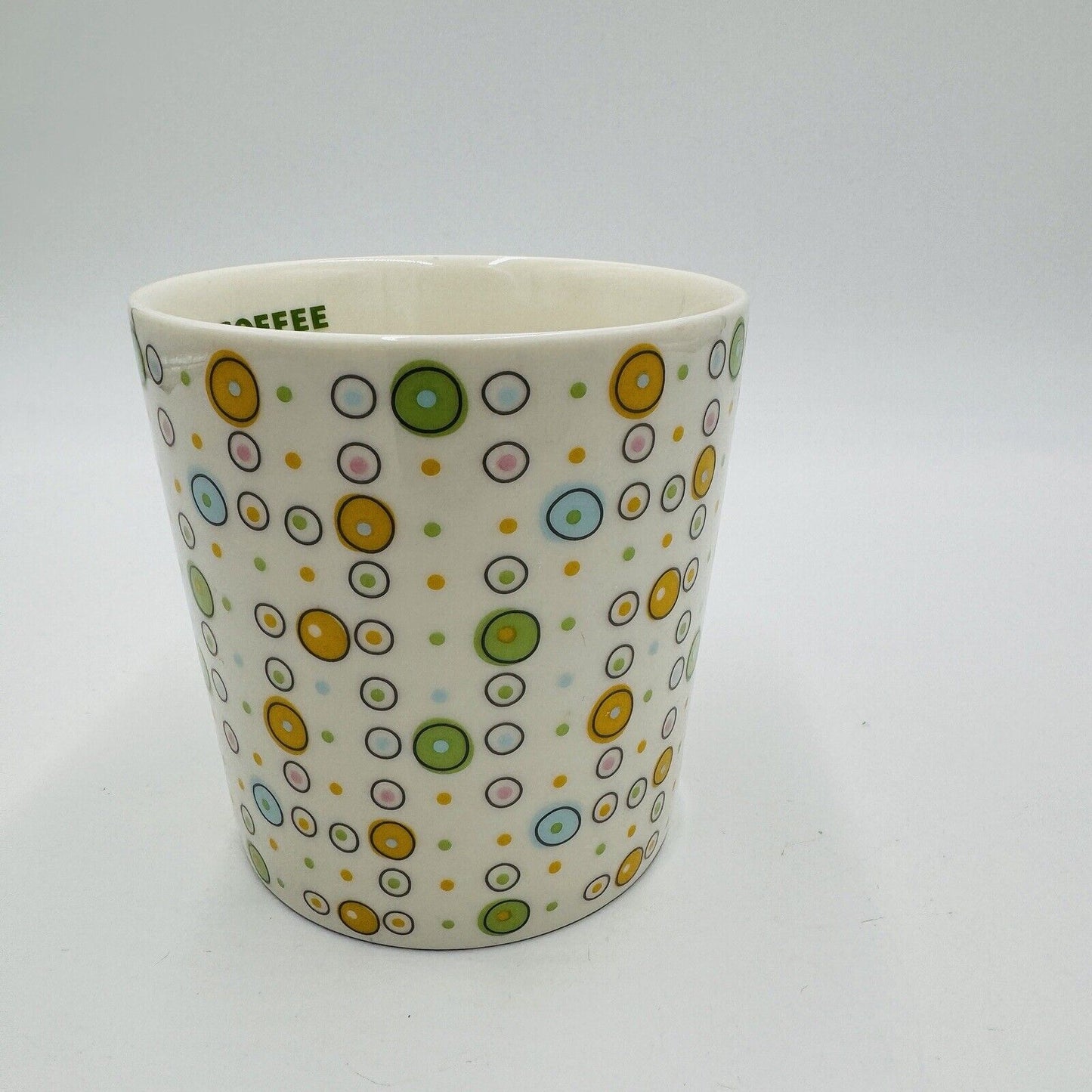 Starbucks Coffee Mug 2005 Circles Bubbles Dots 16oz Dining Tea Kitchen