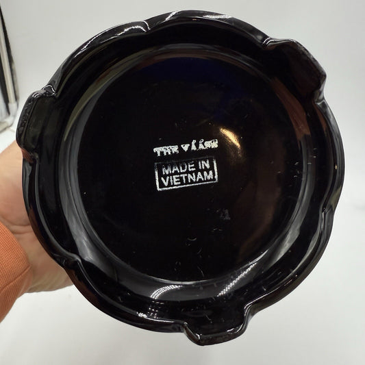 Lacquer Box Panda Bear Vtg wooden hand painted trinket box 7.5"x4" base