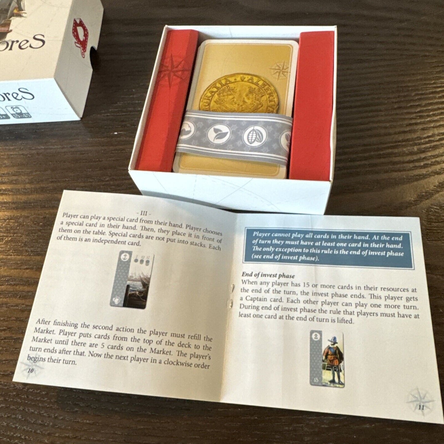 Mercatores Card Game Tailor Cards 2-4 Players 15 Mins English Rules Small Box