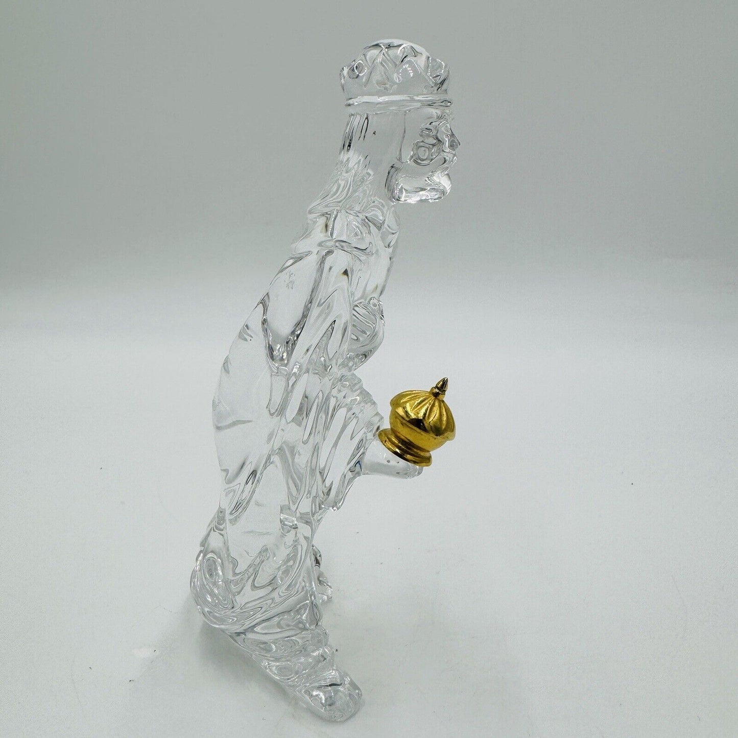 Waterford Crystal Millennium Nativity Wiseman King Gaspar Gold Wise Man Figurine